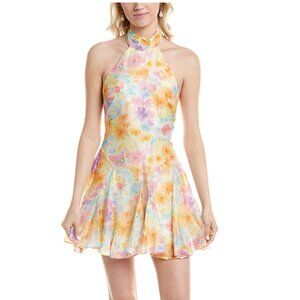 ASTR the Label Sommar Halter Floral Mini Dress - Size L